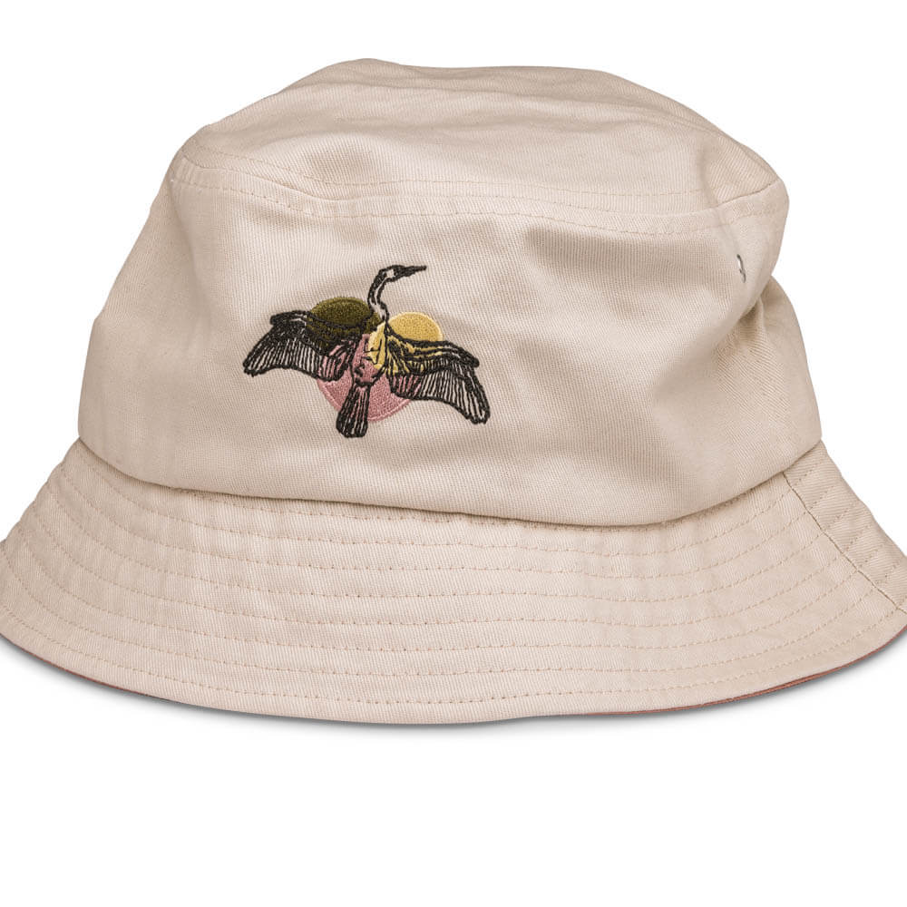 Chapeau Bob en Chanvre Oiseau Intéressant - product image #1
