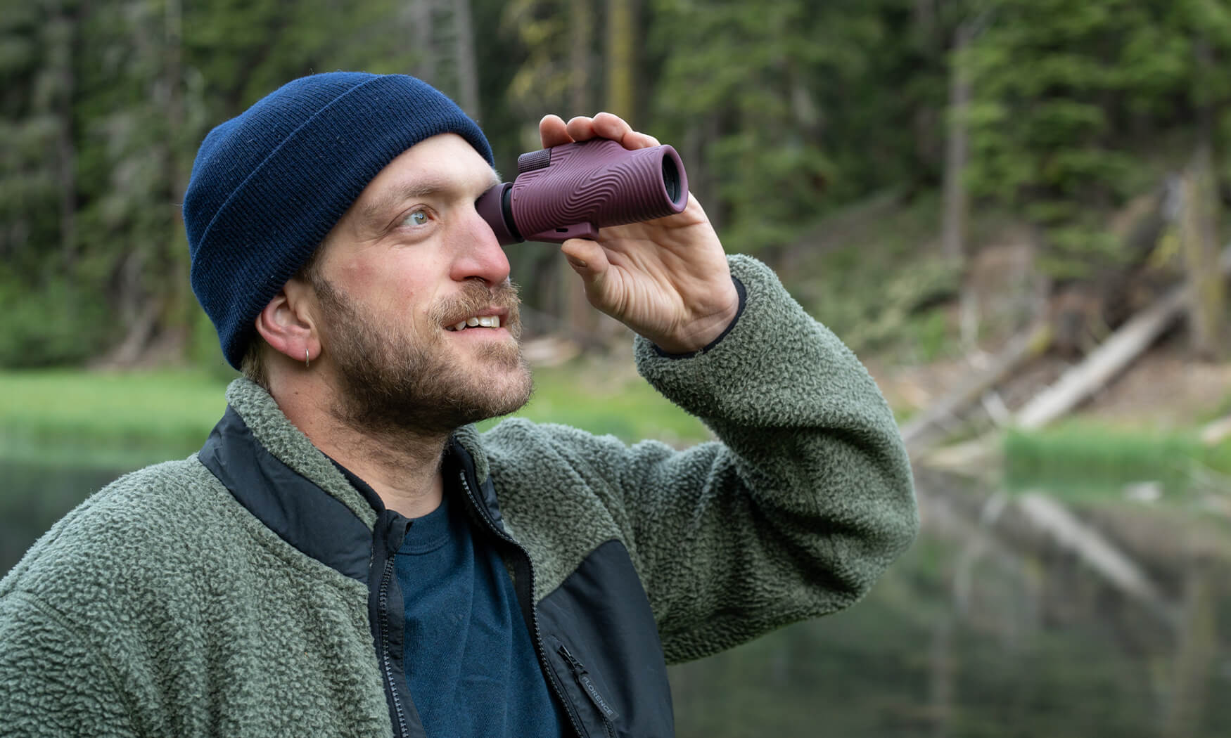 MARRON SANG DE BŒUF Monoculaire étanche Field Tube 10x32 product image #4